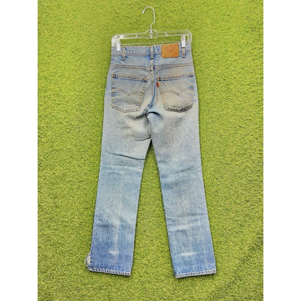 Vintage Levis 519 Jeans Mens 29x31 Straight Leg Orange Tab 80s Made in USA